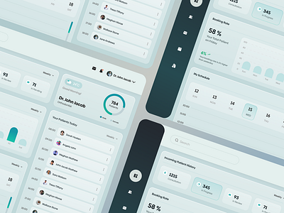 Dashboard: Doctor Management👨‍⚕️ analyticsui app dashboard dashboardui design motion graphics ui uxdesign