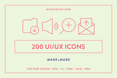 UIUX Line Icons applications arrows digital filtering icon collection iconography iconography package illustration infographic menus uiux line icons user experience user experience icons user interface user interface icons
