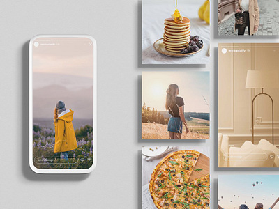 Instagram Mockup instagram mockup instagram post instagram post mockup instagram puzzle instagram stories instagram template instagram template mockup social media mockup social post mockup