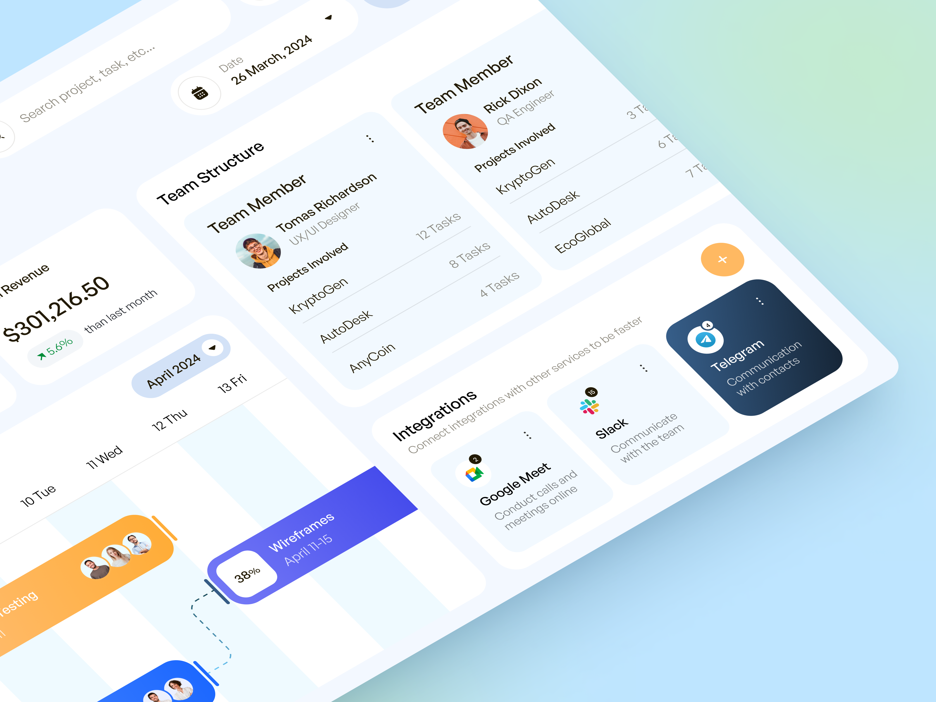 VisionaryTask - SaaS Dashboard by Arounda UI/UX for Arounda on Dribbble