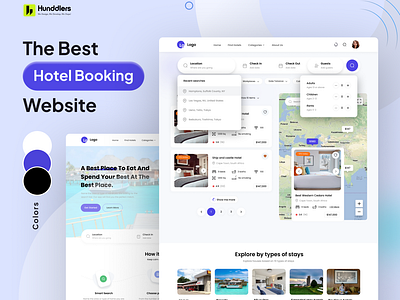 Hotel Booking - Website UI Design booking booking website branding hotel hotel booking hotel booking website ui hotel rental website hotel website landing page rental website rental website ui resort ui ui design ui designs uiux ux web website design website landing page