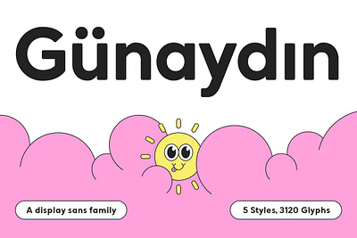 SK Gunaydin Font display font