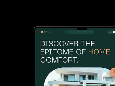 Sa Realtor- HOME OF YOUR DREAM graphic design ui