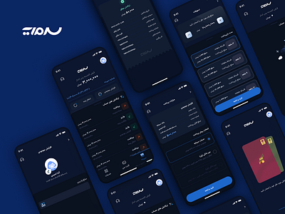 Mobile Bank App bank mobile bank product design sarmayeh ui user experience user interface ux visual design
