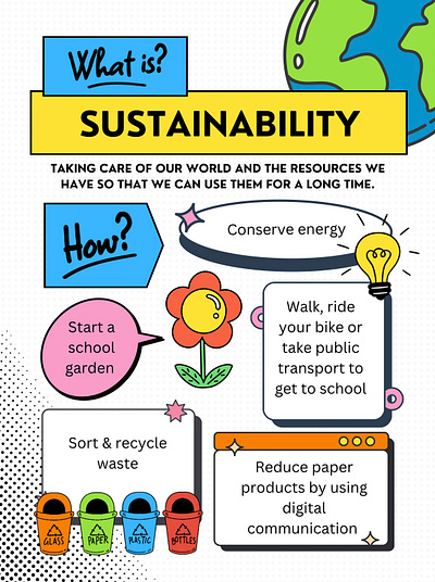 Sustainability tips 4 students ig climate change earth flower global warming public transport scholar sos student sustainability there is no planet b