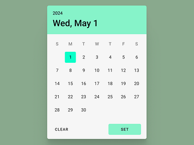 Day 80/100 Date Picker 080 100 day ui challange animation branding daily ui 080 dailyui080 date picker design graphic design illustration logo ui ux vector