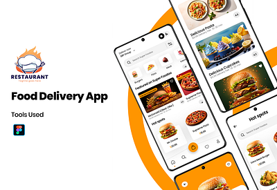 Food Delivery App admindesign app design appdesign branding design foodapp fooddeliveryapp graphic design illustration logo logodesign ui uiux ux webdesign webuikit