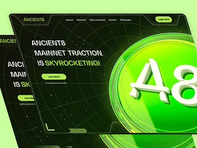 An Experiment for A8 Landing page community crypto hero landing page mainnet web3