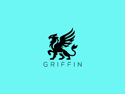 Griffin Logo animal creature fantasy flying griffin griffin griffin head griffin icon griffin logo griffini griffins griffon gryphon guardian hardly heraldic history icon management powerpoint security