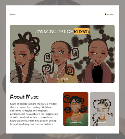 The Kayra Website animation art artistry branding design graphic design hair illustration landing page ui uiux ux website women