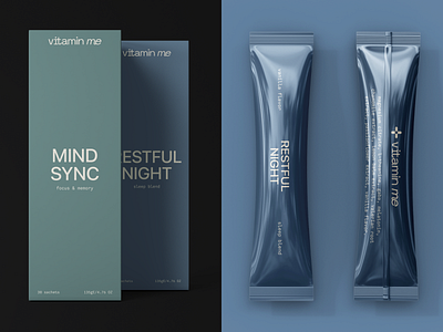 Identity & Packaging for Vitamin Me branding design graphic design logo package typography
