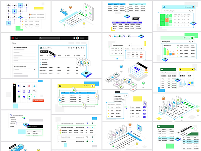 eOne - Product Visuals animation b2b data graphic design grid illustration interface isometric motion graphics platform product visuals saas ui visuals web website