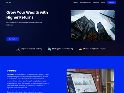 Unveiling Pot Invest: Your Gateway to Investment Trading branding graphic design homepage ui