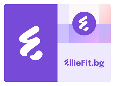 Elliefit.bg logo design branding fit fitness inspiration logo logo design