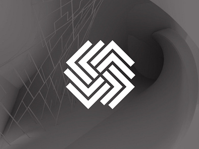 An Abstract abstract design flat icon logo logodesigner mark symbol vector