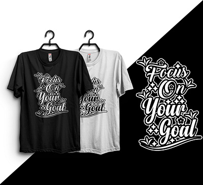 "Focus on Your Goal" T-shirt. branding fitness focus on goals tshirt vectors focus on your goal focus your goal t shirt design focused goodvibes graphic design gym gym outfit inspiration legends t shirt logo motivational quotes t shirt typography typography tshirt design vintage workout clothing workout motivation