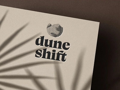 Dune Shift Logo Mockup black and white brand design brand idenitty branding branding design desert hand drawn identity design logo logo design logodesign mock up mockup retro stationary stationery type typography vintage visual identity