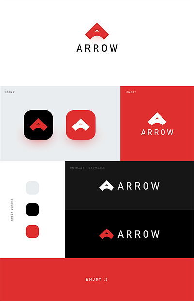 ARROW LOGO DESIGN (PROJECT #6) 3d branding graphic design logo