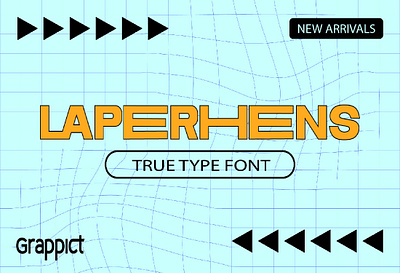 Laperhens True Type Font display font font sans seris truetype