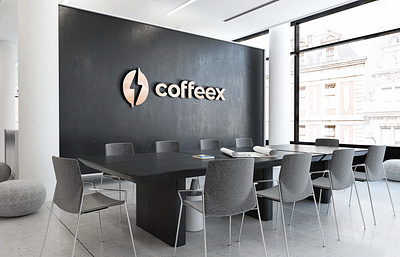 COFFEEX LOGO DESIGN (PROJECT #15) 3d branding graphic design logo