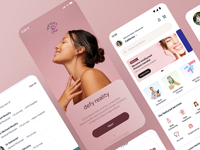 Medispa App by kalpana goshinga on Dribbble