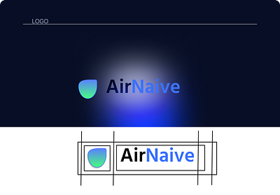 AIR NAIVE LOGO 3d animation font logo ui