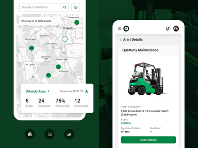 Equipment Rental Company Portal (3) dashboard ecommerce equipment equipment rental map mobile operations portal product design rental search tracking ui ux