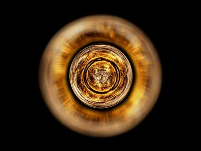 Goldic abstract design illustration ux design