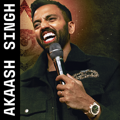 Digital press package - Akaash Singh comedy digital branding graphic design photoshop press kit youtube
