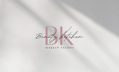 Pink Fusion Beauty Studio 3d graphic design logo