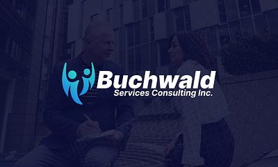 Buchwald Service Consulting Logo blue branding design fiverr graphic design logo logo design minimalistic visual identity