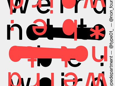 It's weird not to be weird animation kinetic type kinetic typography motiongraphics typography