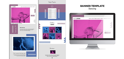 DANCE LOVERS WEB DESIGN (PROJECT #9) branding graphic design web design