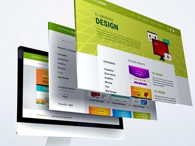 FJ GRAPHIC DESIGN WEB DESIGN (PROJECT #13) 3d branding web design