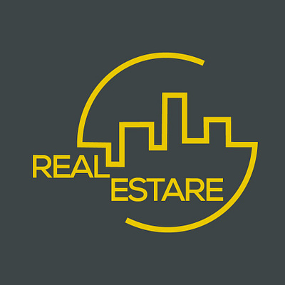 Real Estate Logo branding construction logo design graphic design house illustration property logo real estate realtor ui