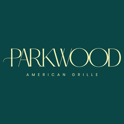 Parkwood | Brand Identity brand identity classic restaurant classic typography contemporary branding food branding menu restaurant logo visual identity wordmark