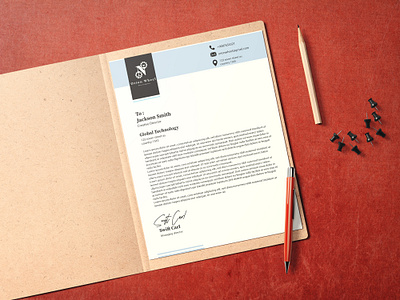 Letterhead Design branding graphic design letter letterhead letterhead design logo