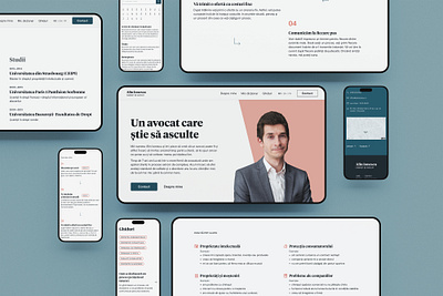 Lawyer Website branding logo ui