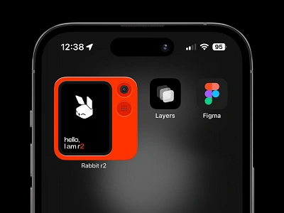 Rabbit r2 widget app design ios mobile r1 rabbit ui uidesign ux widget