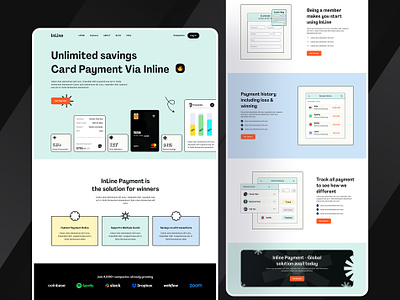 E-Banking - Website Design banking app creative design design graphic design illustration minimalist modern website online banking ui uiux web design website design