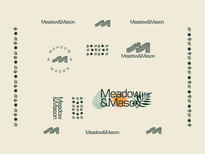 Meadow & Mason Logo & Branding brand brand identity branding business design graphic design illustration logo logo design logotype typography ui