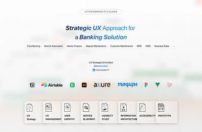 Strategic UX Approach for a Banking Solution accessibility design thinking keyboard navigation ui