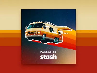 Stash albumart illustration rv vector