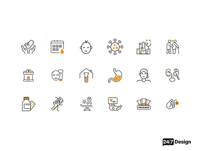 Icons. apollo branding design graphic design health illustration medical ui vector