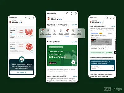 Health Home. apollo branding design graphic design health illustration medical ui ux vector