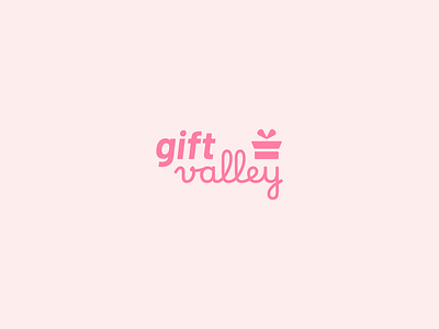 Gift Valley | Gift Shop Logo branding creative logo gift gift box gift box logo gift shop gift shop logo graphic design illustration logo logo 2024 logo design minimal gift logo minimal logo retro logo
