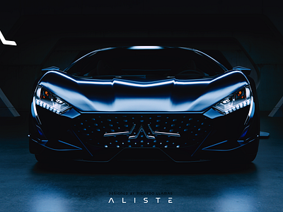 ALISTE SUPERCAR | 3D DESIGN | LOGO DESIGN 3d 3d animation 3d design 3d modeling animation branding concept car logo logotype logotype design modeling photorealistic render product design product presentation renders