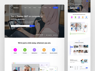 Online Doctor Hub - Landing Page doctorconsultationonline ui