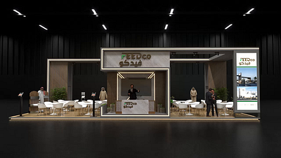 FEED co. Exhibition Stand Booth 3d booth design event exehibition exhibition exterior