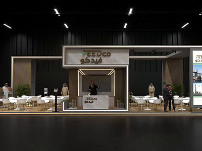 FEED co. Exhibition Stand Booth 3d booth design event exehibition exhibition exterior